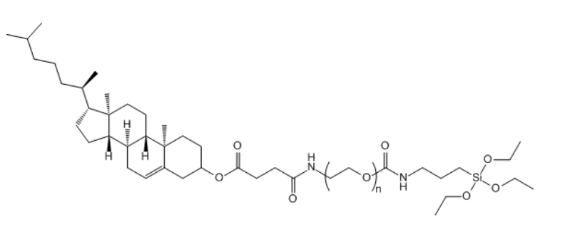 CLS-PEG-Silane 胆固醇-聚乙二醇-有机硅 Cholesterol-PEG-Silane