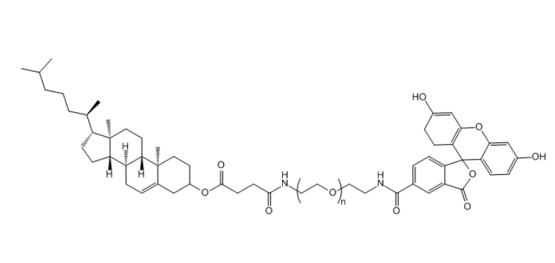 CLS-PEG-FITC 胆固醇-聚乙二醇-荧光素