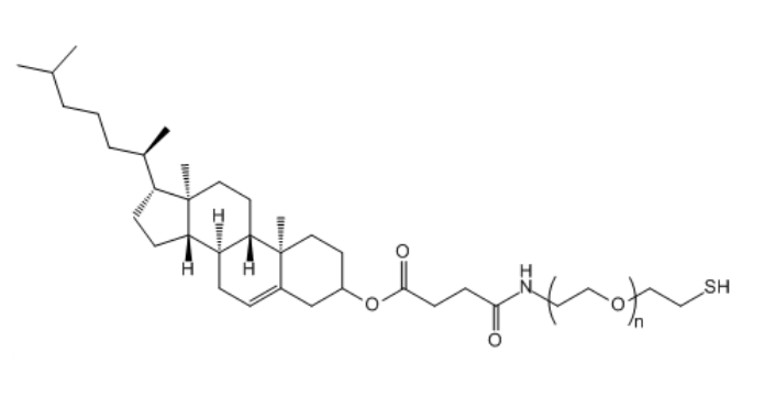 胆固醇-聚乙二醇-巯基 CLS-PEG-SH Cholesterol-PEG-Thiol