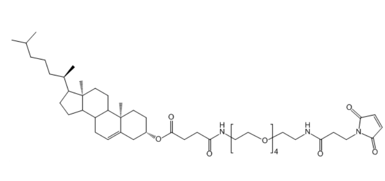 胆固醇-四聚乙二醇-氨基-马来酰亚胺 CLS-PEG4-NH-Mal