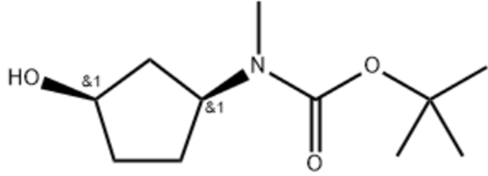 叔丁基((1S,3R)-3-羟基环戊基)(甲基)氨基甲酸酯