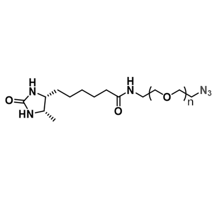 Desthiobiotin-PEG-azide，脱硫生物素-聚乙二醇-叠氮