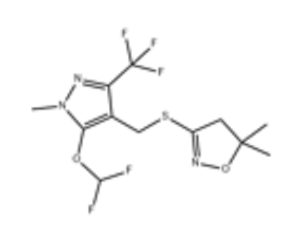甲氧基-1-甲基-3-三氟甲基吡唑-4-基） 甲硫基]-5.5-二甲基-4.5-二氢异噁唑 