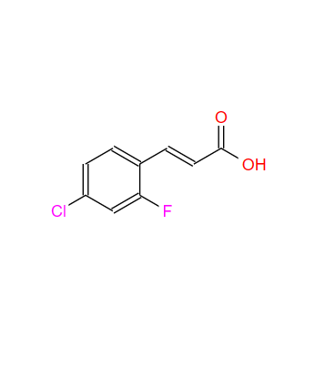 4-氯-2-氟肉桂酸