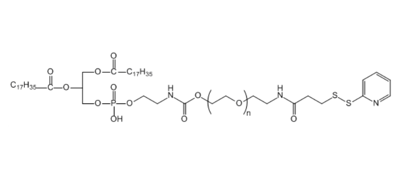 DSPE-PEG-OPSS 二硬脂酰基磷脂酰乙醇胺-聚乙二醇-邻吡啶基二硫化物