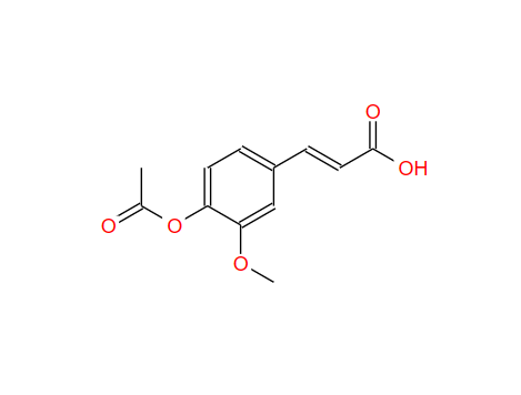 4-乙酰氧基-3-甲氧基肉桂酸