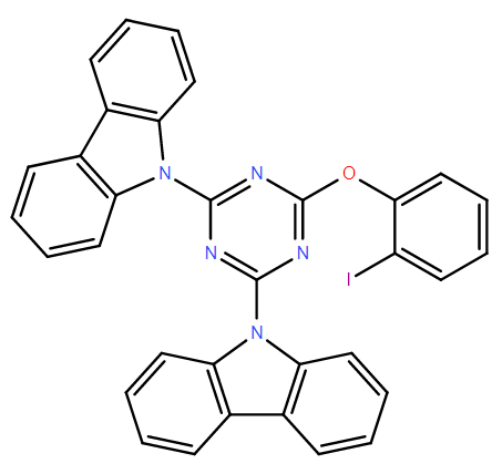 9H-咔唑，9,9'-[6-（2-碘苯氧基）-1,3,5-三嗪-2,4-二基]双-（9CI）