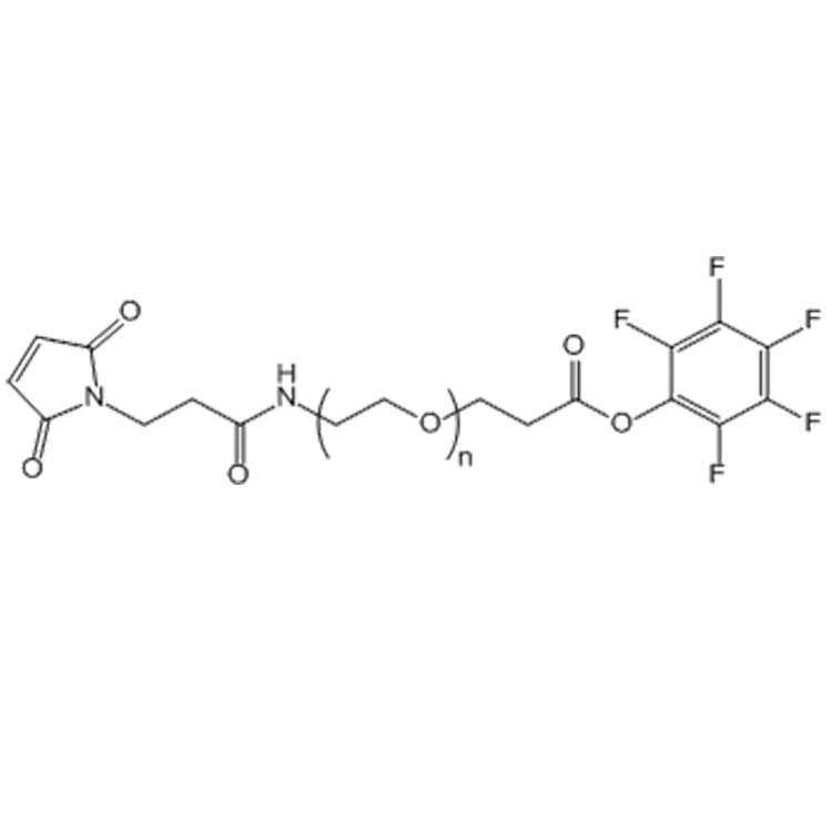 Maleimide-PEG-PFP，MAL-PEG-PFP，马来酰亚胺PEG五氟苯酚酯