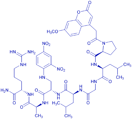 基质金属蛋白酶检测底物多肽/140430-53-1/MOCAc-PLGL(Dpa)AR