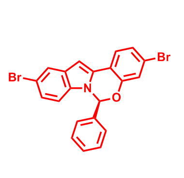 (S)-3,10-二溴-6-苯基-6H-苯并[5,6][1,3]噁嗪并[3,4-a]吲哚