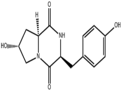 Cyclo(-Tyr-Hpro)