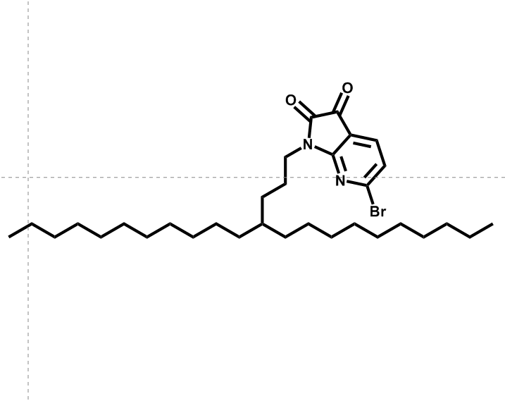 6-溴-1-（4-癸基十五烷基）-1H-吡咯并[2,3-b]吡啶-2,3-二酮