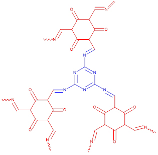 COF-（三聚氰氨-间苯三酚