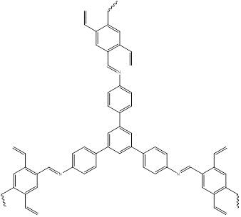 COF材料-（1,3,5三（4-氨基苯基）-1,4二醛基2,5 二乙烯基苯