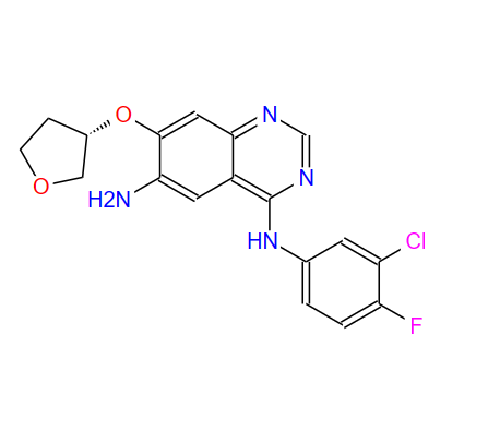 N4-(3-氯-4-氟苯基)-7-[[(3S)-四氢-3-呋喃基]氧基]-4,6-喹唑啉二胺