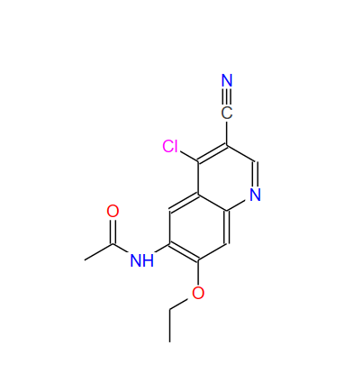 N-(4-氯-3-氰基-7-乙氧基喹啉-6-基)乙酰胺