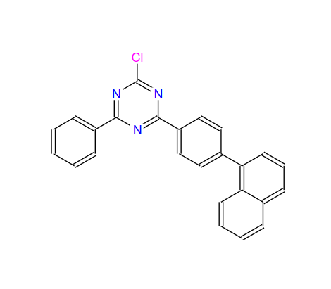 2-氯-4-(4-(萘-1-基)苯基)-6-苯基-1,3,5-三嗪