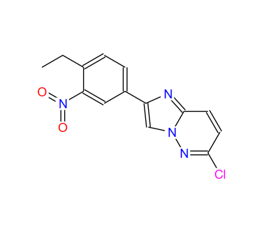 6-氯-2-(4-乙基-3-硝基苯基)咪唑[1,2-B]哒嗪