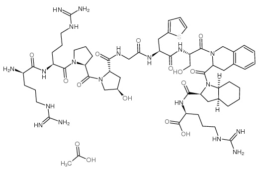 艾替班特乙酸盐  Icatibant acetate 138614-30-9