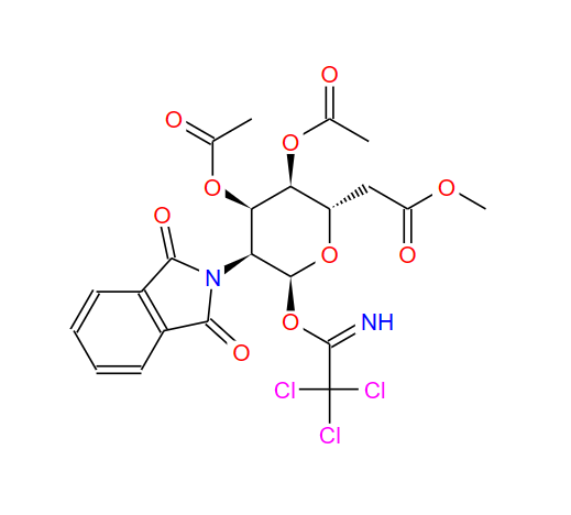 3,4,6-三-O-乙酰基-2-脱氧-2-邻苯二甲酰亚胺-Β-D-吡喃葡萄糖基三氯乙酰基