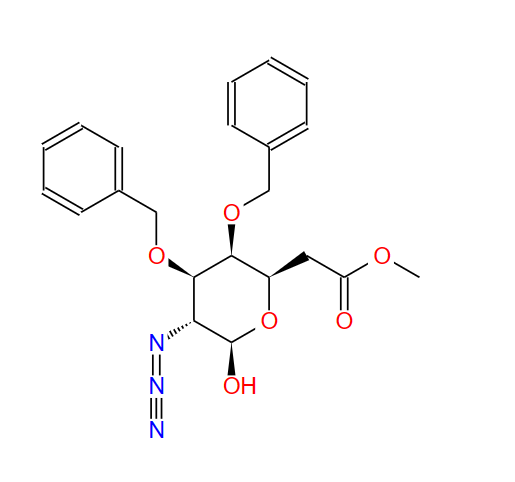2-叠氮基-2-脱氧-3,4-二-O-苄基-BETA-D-吡喃葡萄糖 6-乙酸酯
