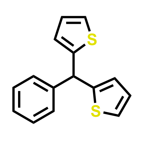 Thiophene, 2,2'-(phenylmethylene)bis-