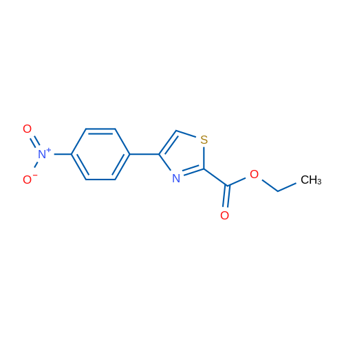 4-(4-硝基苯基)噻唑-2-甲酸乙酯（CAS：53101-04-5）