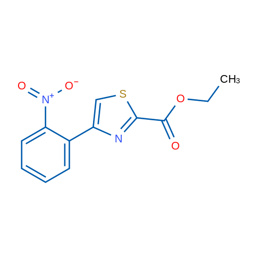 4-(2-硝基苯基)噻唑-2-甲酸乙酯（CAS：172848-60-1）