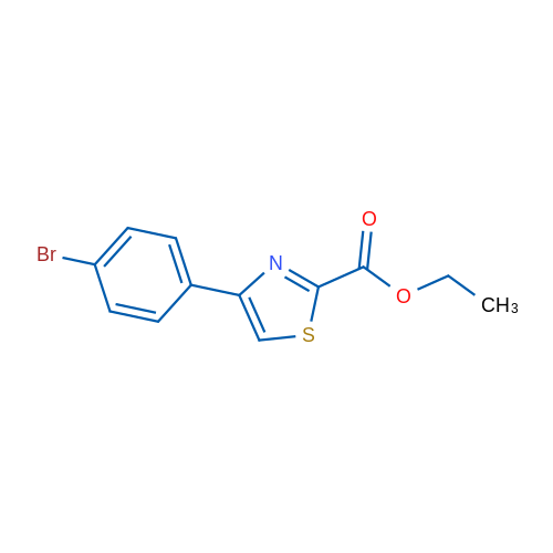 4-(4-溴苯基)噻唑-2-甲酸乙酯（CAS：53101-02-3）