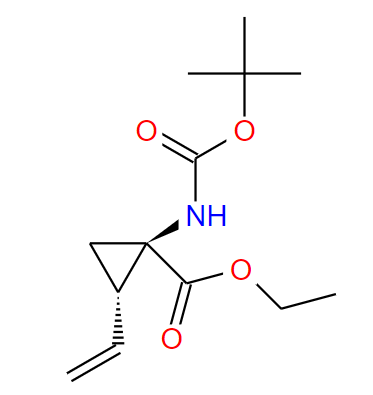 (1R,2S)-REL-1-[[(1,1-二甲基乙氧基)羰基]氨基]-2-乙烯基-环丙羧酸乙酯