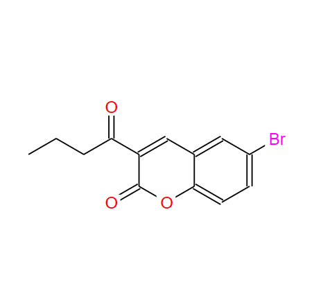 6-溴-3-丁酰-2H-苯并吡喃-2-酮