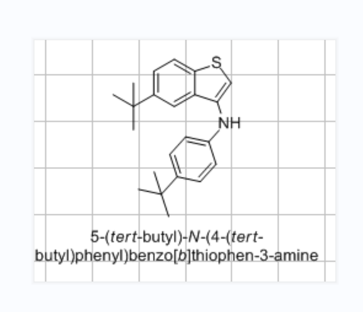 5-(叔丁基)-N-[4-(叔丁基)苯基]-苯并[B]噻吩-3-胺