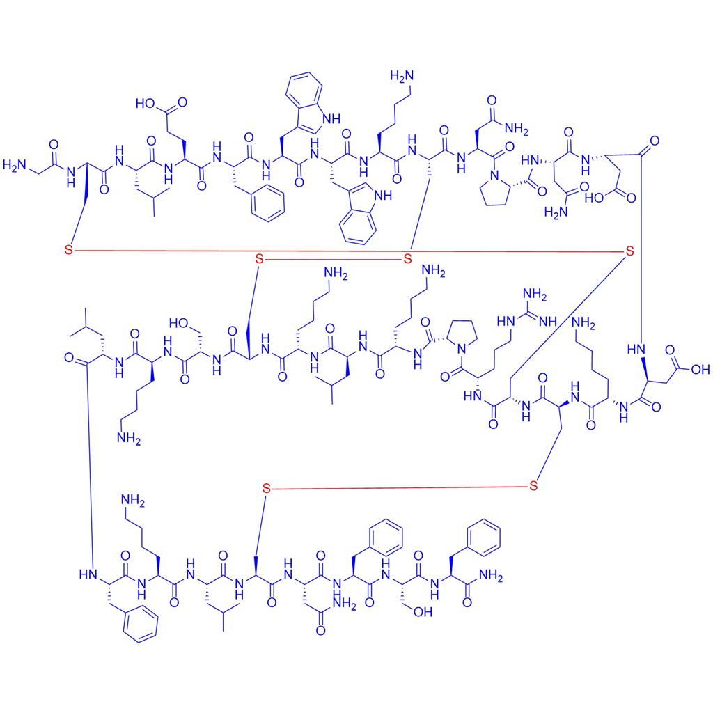 狼蛛毒液多肽GsMTx4/1209500-46-8/三对二硫键多肽