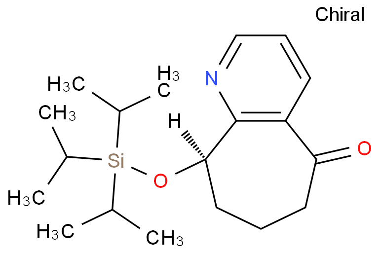 (R)-9-((三异丙基硅基)氧基-6,7,8,9-四氢-5H-环庚[B]吡啶-5-盐酸盐 1190363-45-1