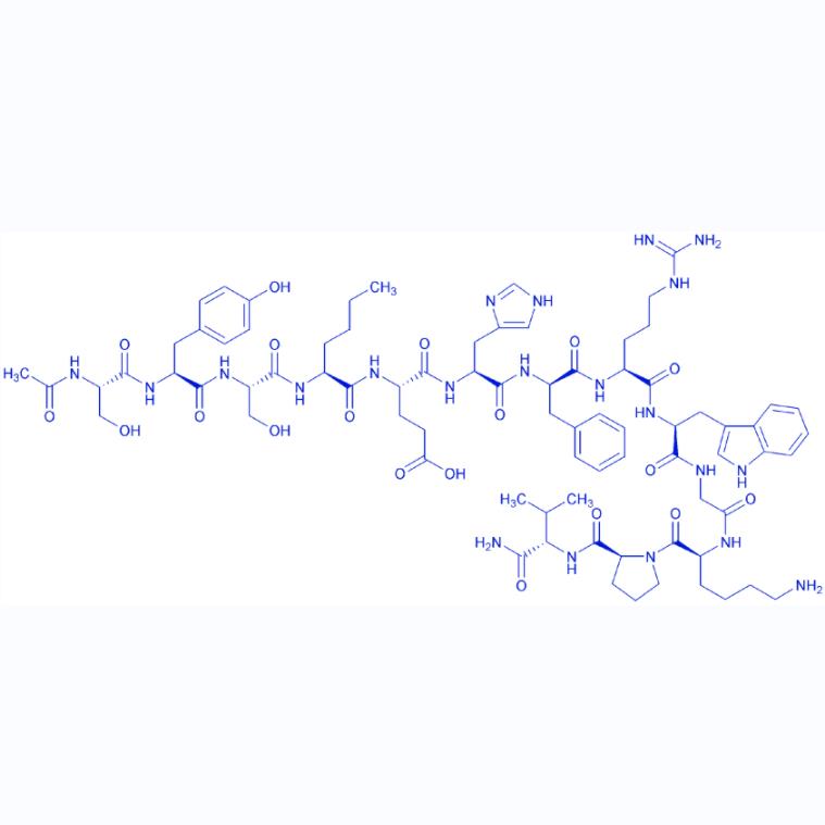 Melanotan I 75921-69-6；1566590-77-9(醋酸盐).png