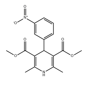 21881-77-6  4-(间硝基苯基)-2,6-二甲基-1,4-二氢-3,5-吡啶二羧酸二甲酯