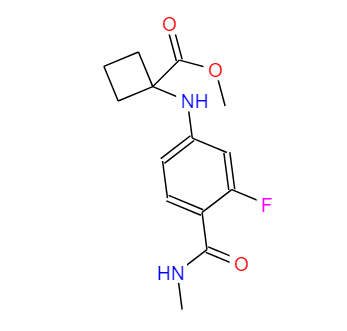 2227589-23-1 1-((3-氟-4-(甲基氨基甲酰基)苯基)氨基)环丁烷羧酸甲酯