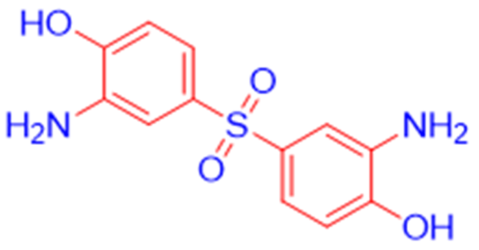双(3-氨基-4-羟基苯基)砜；3,3'-二氨基-4,4'-二羟基二苯砜 7545-50-8