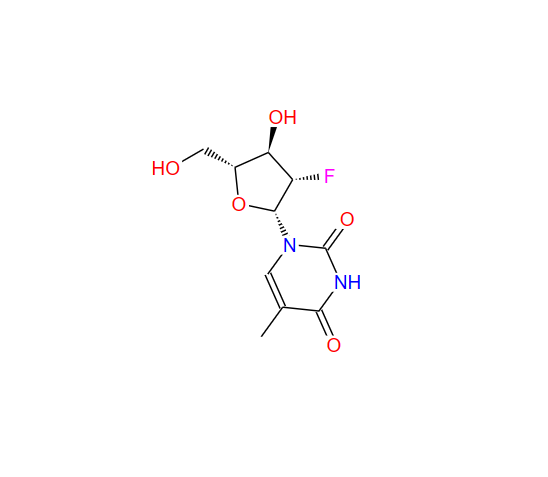 2-氟-5-甲基阿拉伯糖基尿嘧啶 69256-17-3