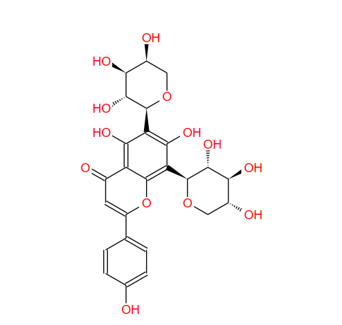 芹菜素-6-C-Α-L-吡喃阿拉伯糖-8-C-Β-D-吡喃木糖苷