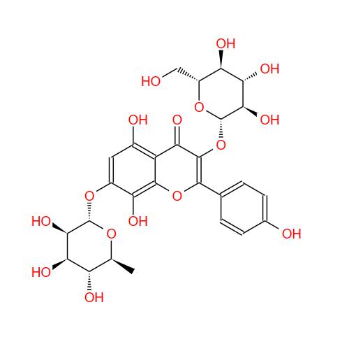 草质素-3-O-Β-D-吡喃葡萄糖-7-O-Α-L-鼠李糖苷