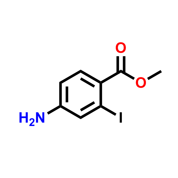 4-氨基-2-碘苯甲酸甲酯98546-30-6，98%核磁液相提供