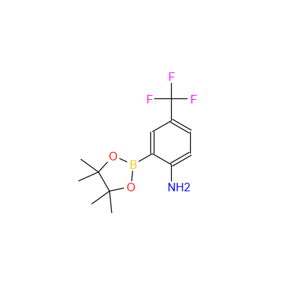 2-氨基-5-三氟甲基苯硼酸频呐醇酯；1058062-64-8
