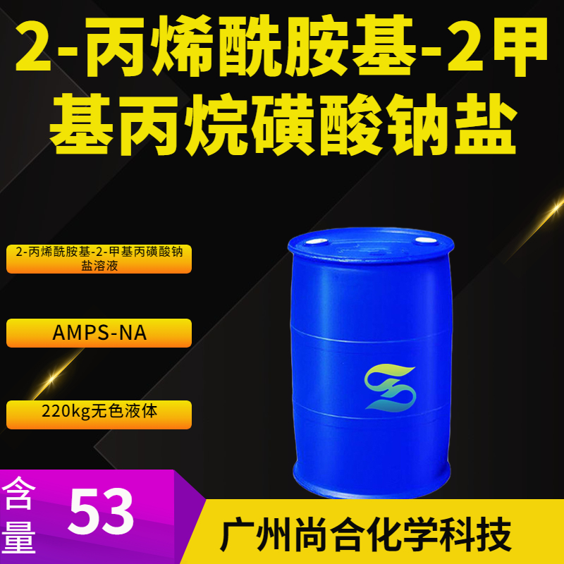 尚合 2-丙烯酰胺基-2甲基丙烷磺酸钠盐 AMPS-NA 5165-97-9