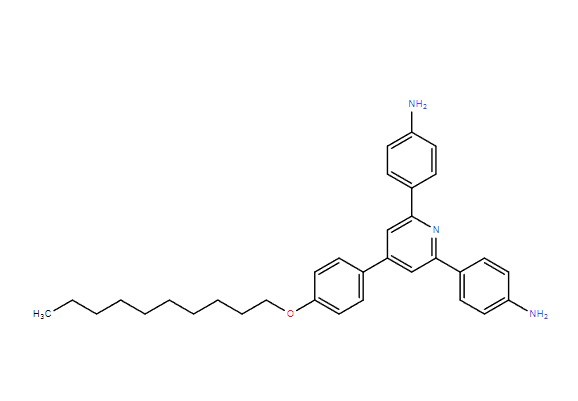 4,4'-(4-(4-(癸氧基)苯基)吡啶-2,6-二基)二苯胺