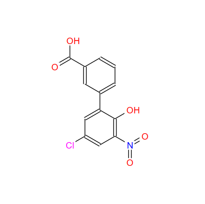 5'-氯-3'-硝基-2'-羟基-[1,1'-联苯]-3-甲酸