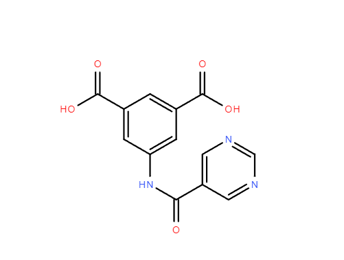 5-(嘧啶-5-甲酰胺)间苯二甲酸