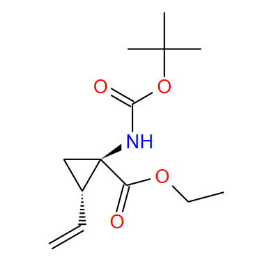 (1R,2S)-REL-1-[[(1,1-二甲基乙氧基)羰基]氨基]-2-乙烯基-环丙羧酸乙酯