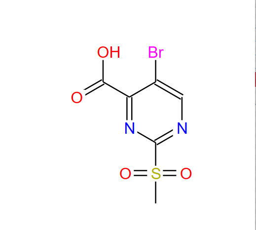 2-甲砜基-5-溴-4-嘧啶甲酸