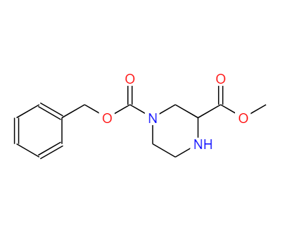 N-4-Cbz-哌嗪-2-甲酸甲酯 129799-11-7